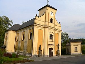 Undermined church in Karviná