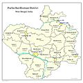 Map of purba bardhaman district