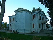 Historic 1883 Esmeralda County and Mineral County Courthouse.