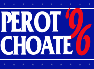 Perot Choate 1996 campaign logo