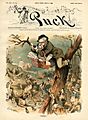 Puck cover 8 May 1889 President Harrison