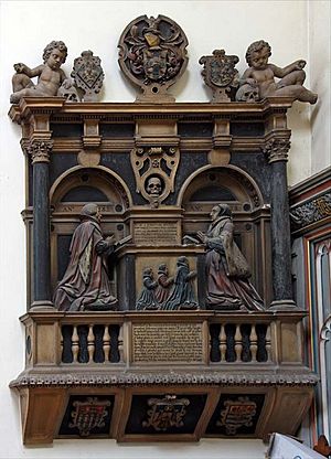 St Andrew Undershaft, St Mary Axe, EC2 - Wall monument - geograph.org.uk - 1491414