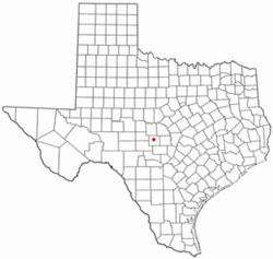 Location of Mason, Texas