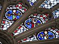 Baie 121 - détail 8 - rose des Libraires, cathédrale de Rouen