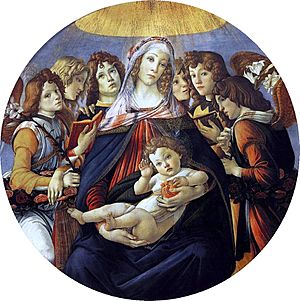Botticelli, madonna della melagrana 01