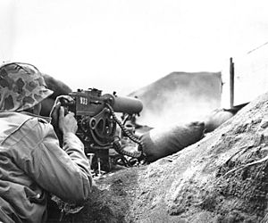 Browning M1917 Marine Iwo Jima fixed
