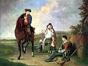 Edward Penny - Marquess of Granby 1721-70 relieving a sick soldier c.1765