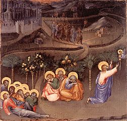 Giovanni di paolo, Christ in the Garden of Gethsemane