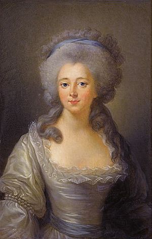 Madame de Montesson circa 1780 after Vigée Le Brun (Versailles).
