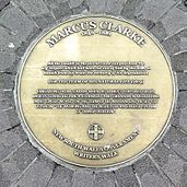 Marcus Clarke Sydney Writers Walk plaque