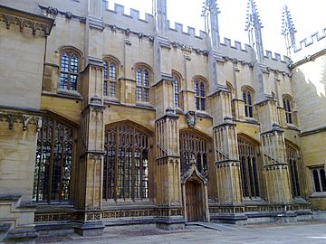 North face of oxford divinity school