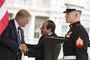 President Donald Trump & President Abdel Fattah Al Sisi, April 3, 2017