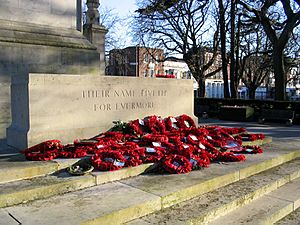 Southampton Cenotaph with Flowers