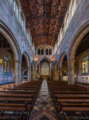 St Mary's Church Nave, Shrewsbury, Shropshire, UK - Diliff