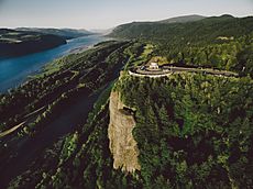 Vista House and the Columbia River