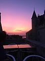 夕阳下的 蒙特索罗城堡