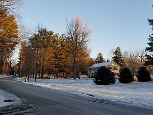 Residential area in Spackenkill, December 2019