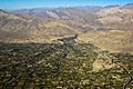 Aerial view of Charikar in Parwan Province near Panjshir