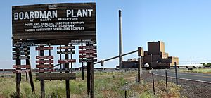 Boardman Oregon coal plant pano1