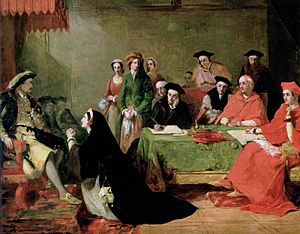 Catherine Aragon Henri VIII by Henry Nelson ONeil