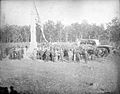 Cavalry Shaft, Gettysburg, Ceremonies Oct. 15. '84. (cropped)
