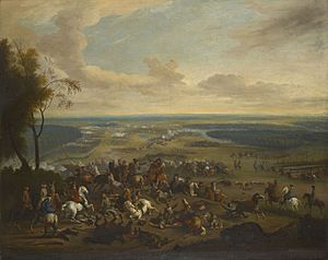 Copy after Jan van Huchtenburgh (Haarlem 1647-Amsterdam 1733) - The Battle of Malplaquet, 1709 - RCIN 404898 - Royal Collection.jpg