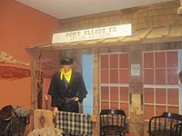 Fort Elliot display in Shamrock, TX IMG 6150