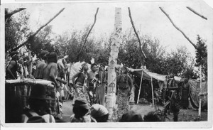 Fort Hall Reservation. Shoshone Indian Sun Dance - NARA - 298649