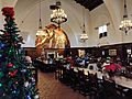 Frary Dining Hall during the holidays