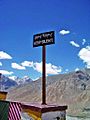 Keep Silent sign, Key Gompa. Spiti. Himachal Pradesh. 2004