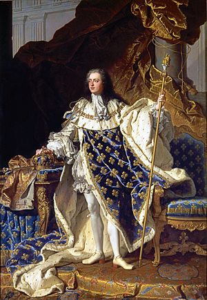 King Louis XV of France by Hyacinthe Rigaud