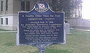 Limestone County (Alabama) Historical Marker