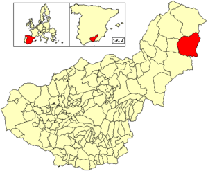 Location of Orce