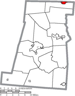 Location of Plain City in Madison County