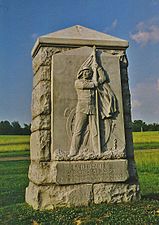 Monument to the 4th Michigan Infantry at Gettysburg