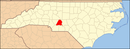 North Carolina Map Highlighting Stanly County.PNG