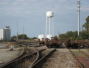 Saginaw Yard on Lansing Manufacturers Railroad