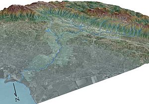 San Francisquito Watershed Satellite Map USGS