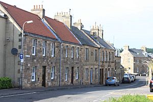 Typical 19th century houses in Cupar