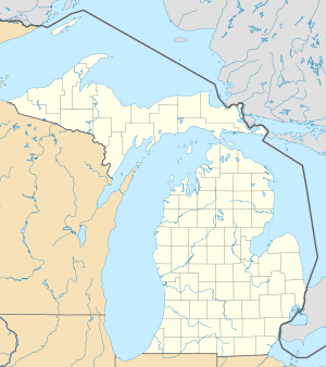 United States lightship Huron (LV-103) is located in Michigan
