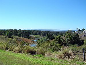View towards Moreton Bay from Mount View Road
