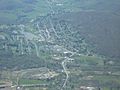 Aerial shot of Smethport, PA taken by Pilot Jim Line