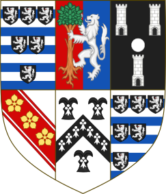 Arms of William Cecil, 1st Baron Burghley
