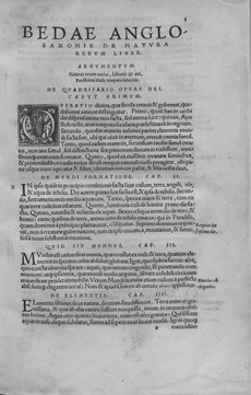 Beda - De natura rerum, 1529 - 4784142