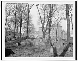 Copp's Hill Burying Grounds Boston Detroit Publishing