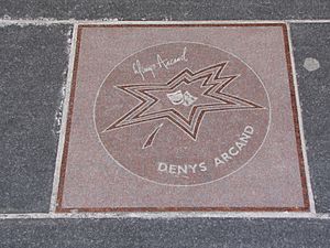 Denys Arcand star on Walk of Fame