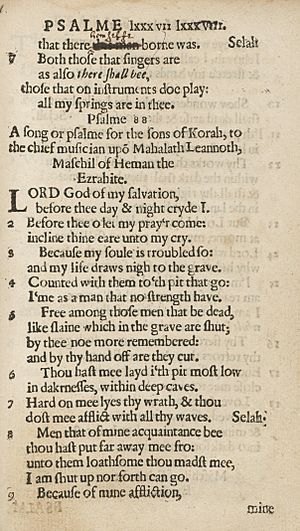 Houghton STC 2738 - Bay Psalm Book, W4