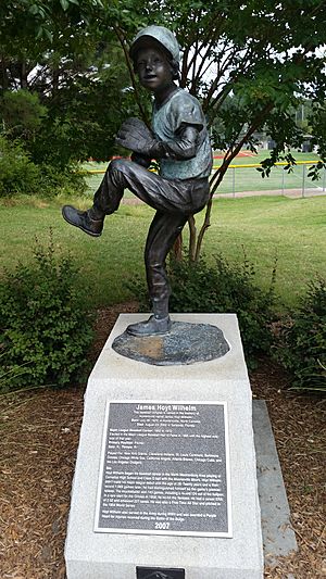 James Hoyt Wilhelm Commemorative Statue