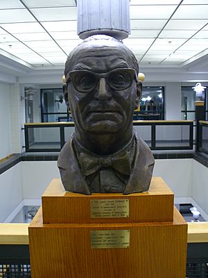 Joey Smallwood (bust in University Centre, Memorial University of Newfoundland)