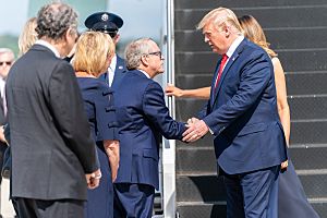 President Trump and Mrs. Trump Arrive in Ohio (48482535896)